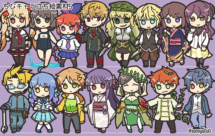 ちびキャラ素材まとめパック