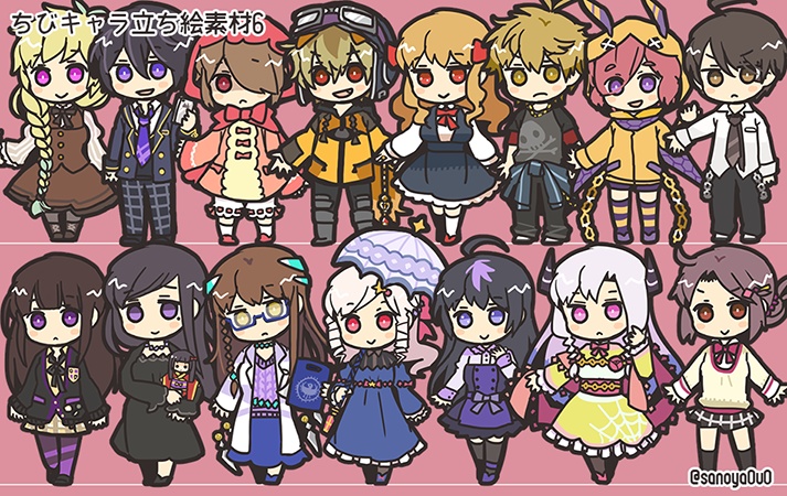 ちびキャラ素材まとめパック