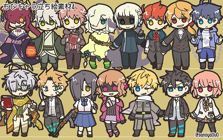 ちびキャラ素材まとめパック