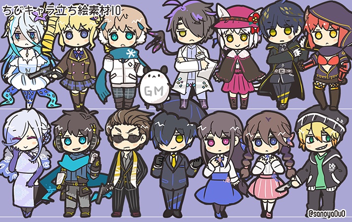 ちびキャラ素材まとめパック