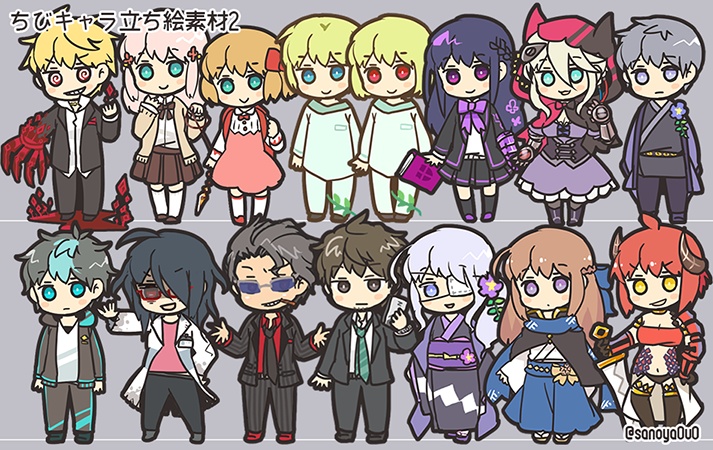 ちびキャラ素材まとめパック