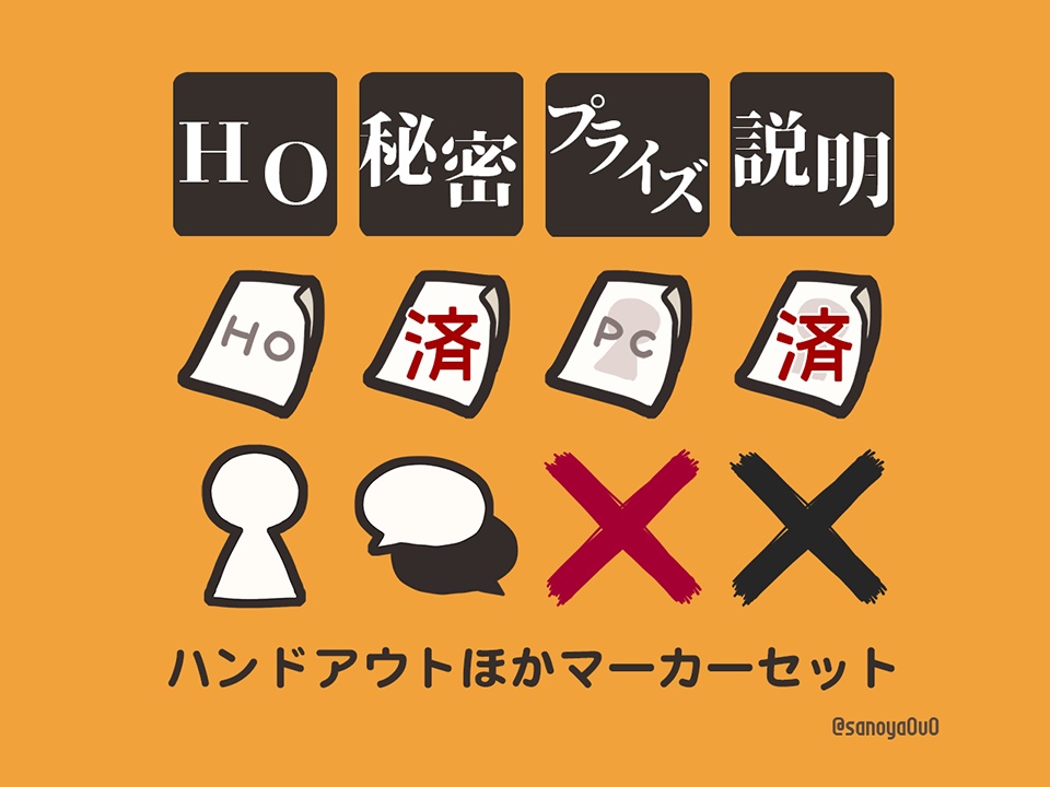 ハンドアウトほかマーカーセット