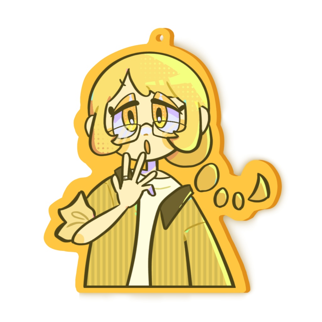 アクリルキーホルダー【Yellow】