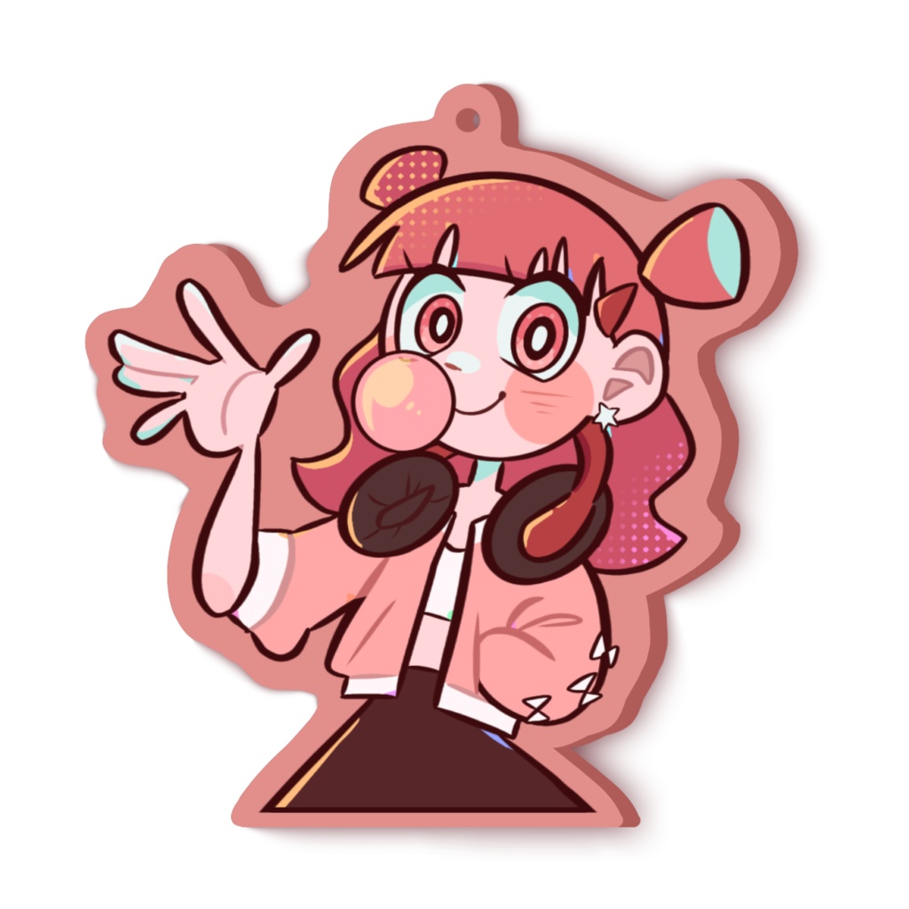 アクリルキーホルダー【Red】