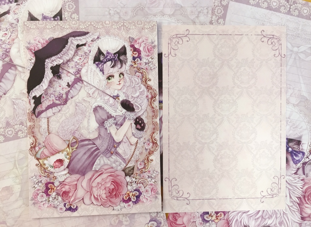 白猫レターセット