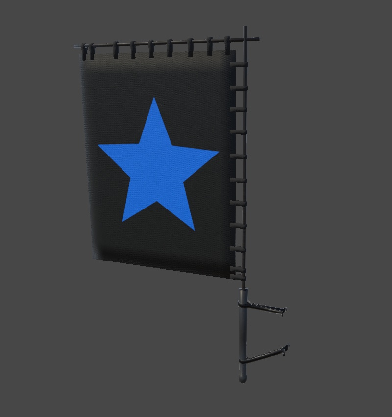 旗指物(四半)(無料有)【サポート終了】