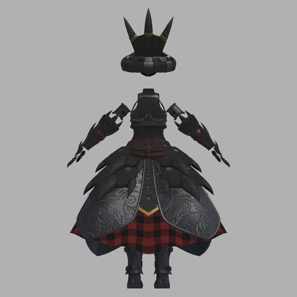 【VRC想定】Hunter Dress【無料!】【サポート終了】