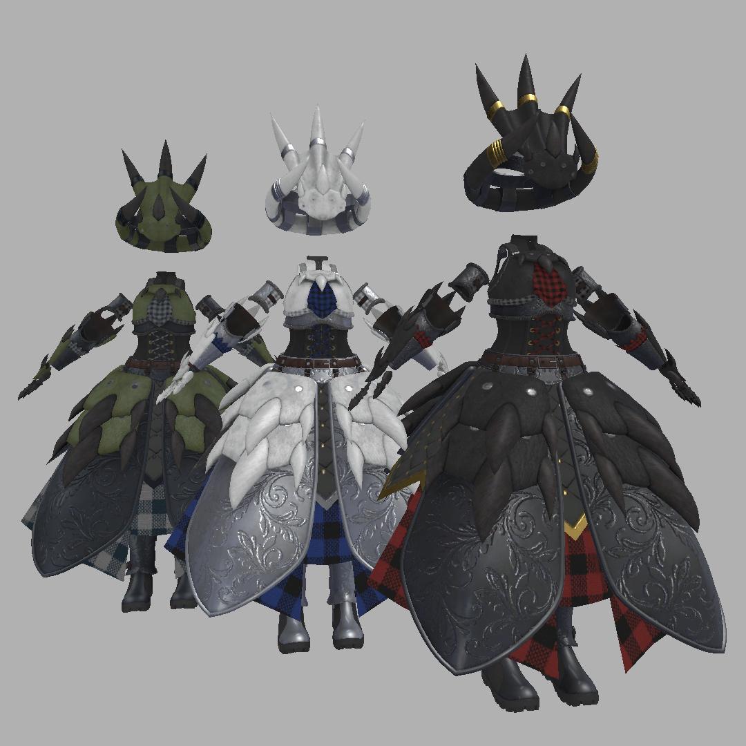 【VRC想定】Hunter Dress【無料！】【サポート終了】