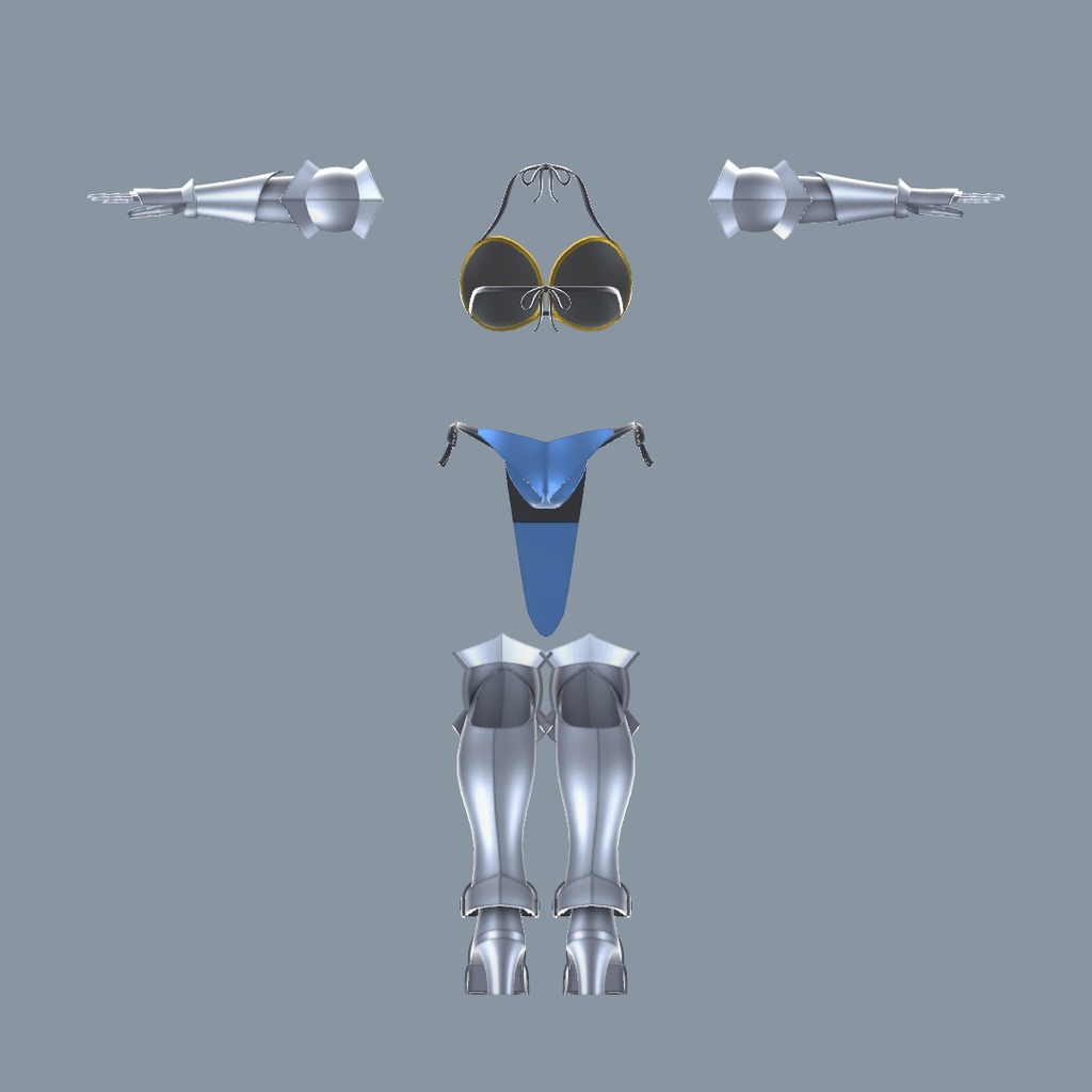 【イメリス専用】ビキニアーマー【VRC想定】【サポート終了】