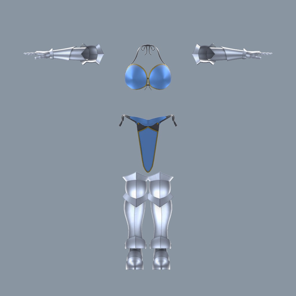 【イメリス専用】ビキニアーマー【VRC想定】【サポート終了】