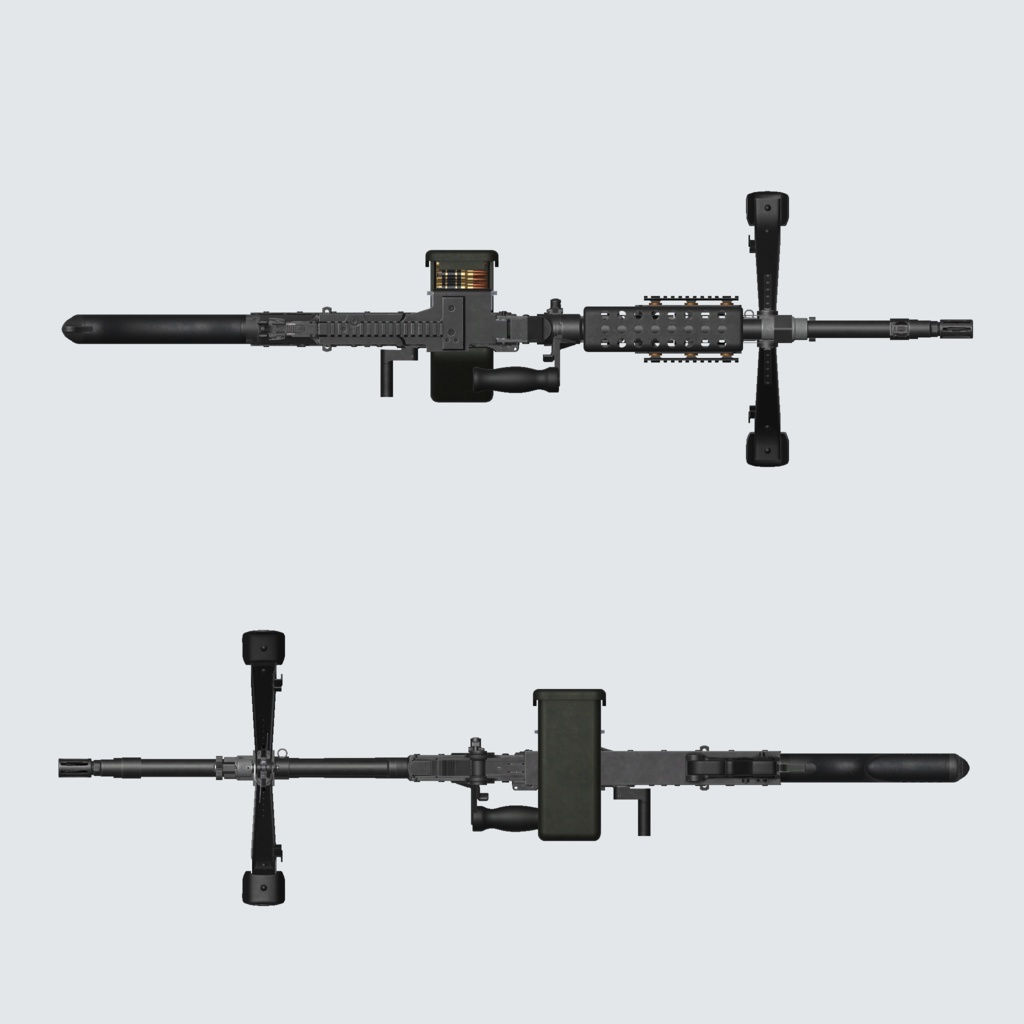 【VRC推奨】M240SE【side edition】※ポリゴン数多いです※