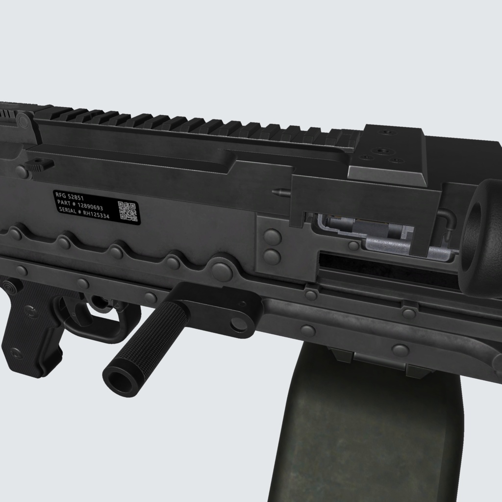 【VRC推奨】M240SE【side edition】※ポリゴン数多いです※