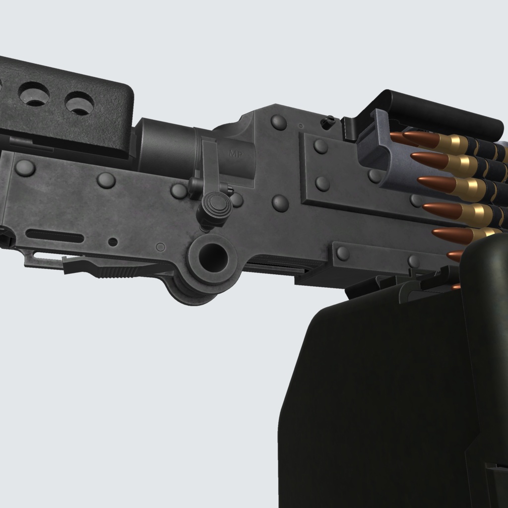 【VRC推奨】M240SE【side edition】※ポリゴン数多いです※