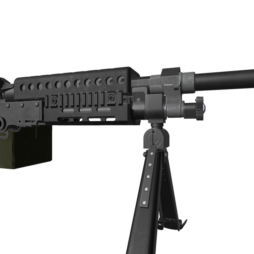 【VRC推奨】M240B※ポリゴン数多いです※