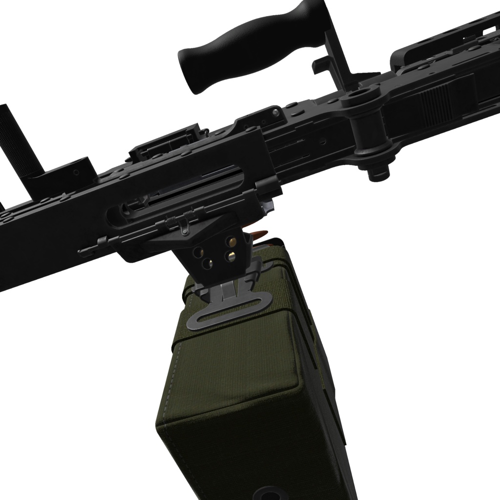 【VRC推奨】M240B※ポリゴン数多いです※