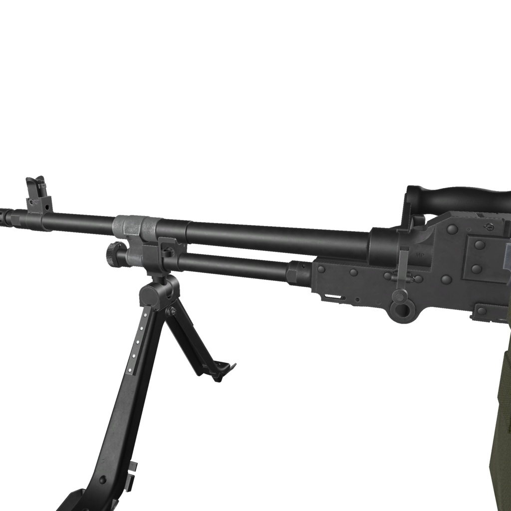 【VRC推奨】M240B※ポリゴン数多いです※