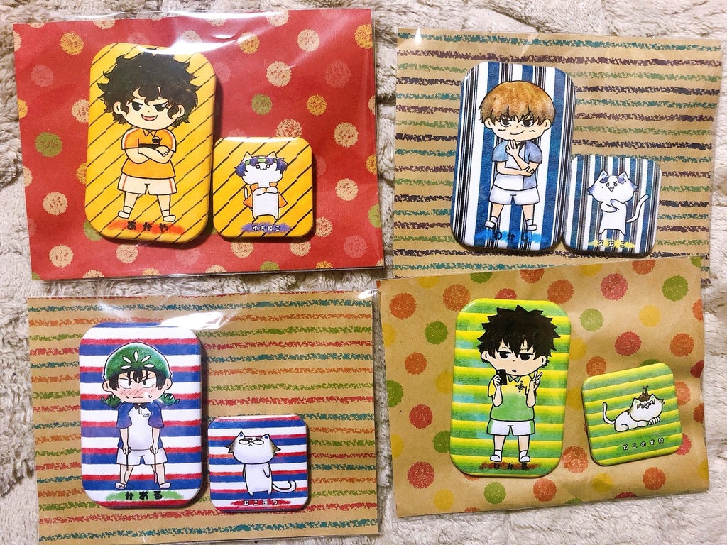 5と猫部長缶バッチセット ワサンボンが世界を滅ぼす Booth 5と猫部長缶バッチセット ワサンボンが世界を滅ぼす Booth