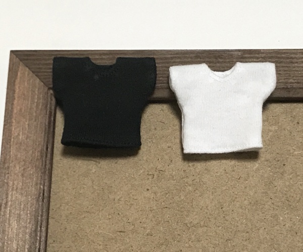 ねんどろいどどーる用シンプルTシャツ(オビツも着用可)