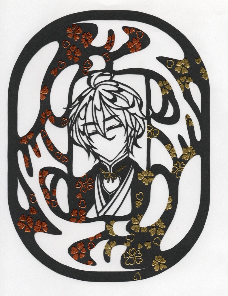 刀剣乱舞切り絵原画