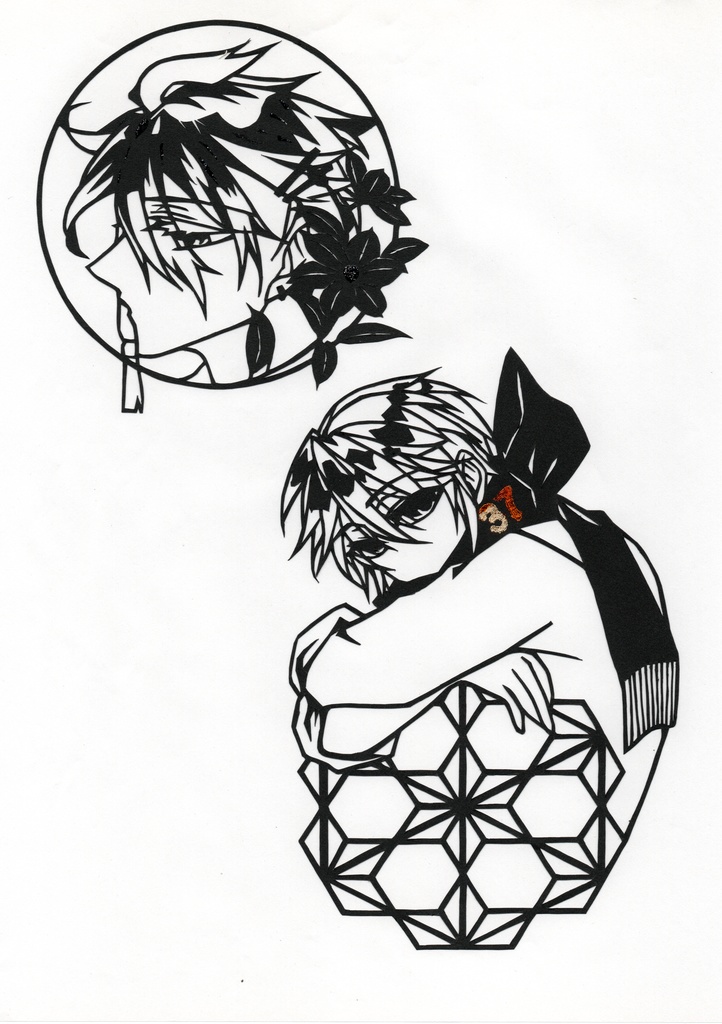 刀剣乱舞切り絵原画