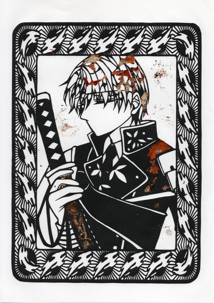 刀剣乱舞切り絵原画