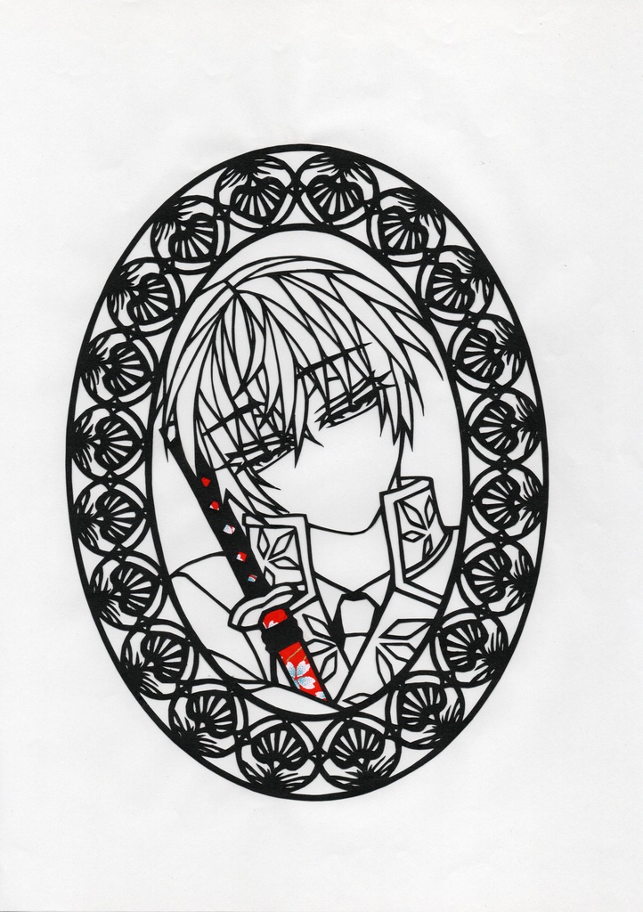 刀剣乱舞切り絵原画