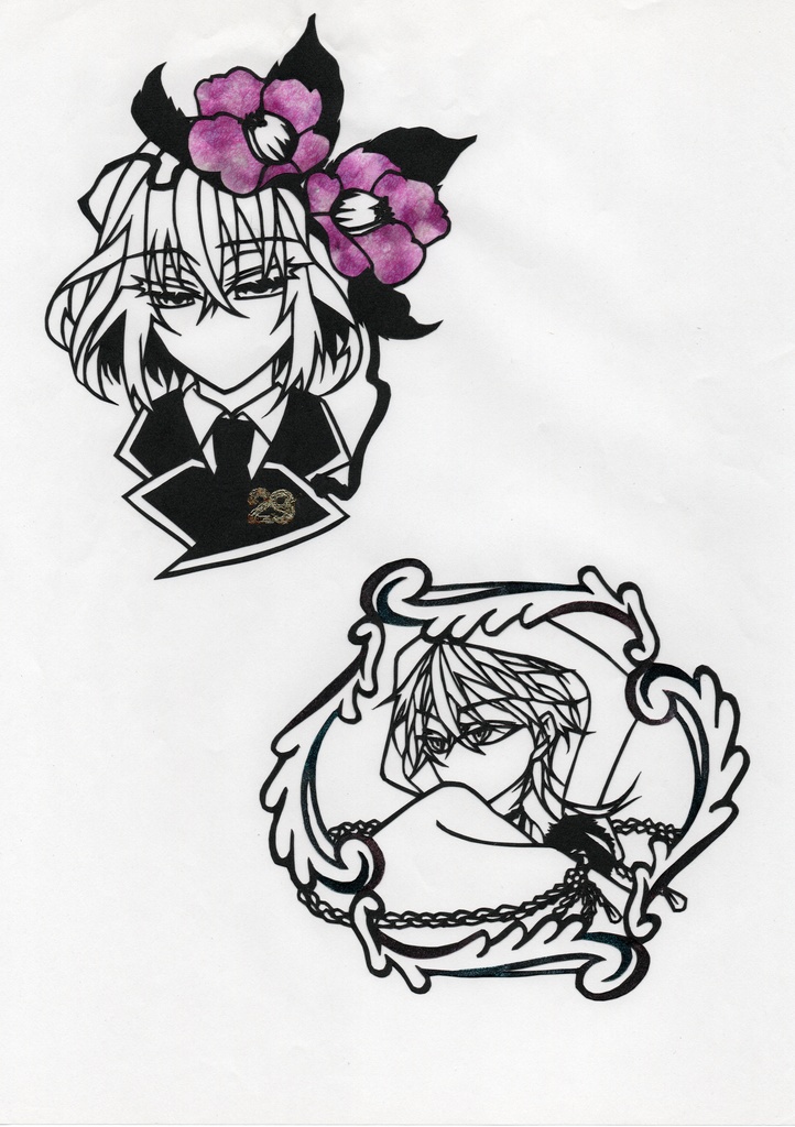 刀剣乱舞切り絵原画