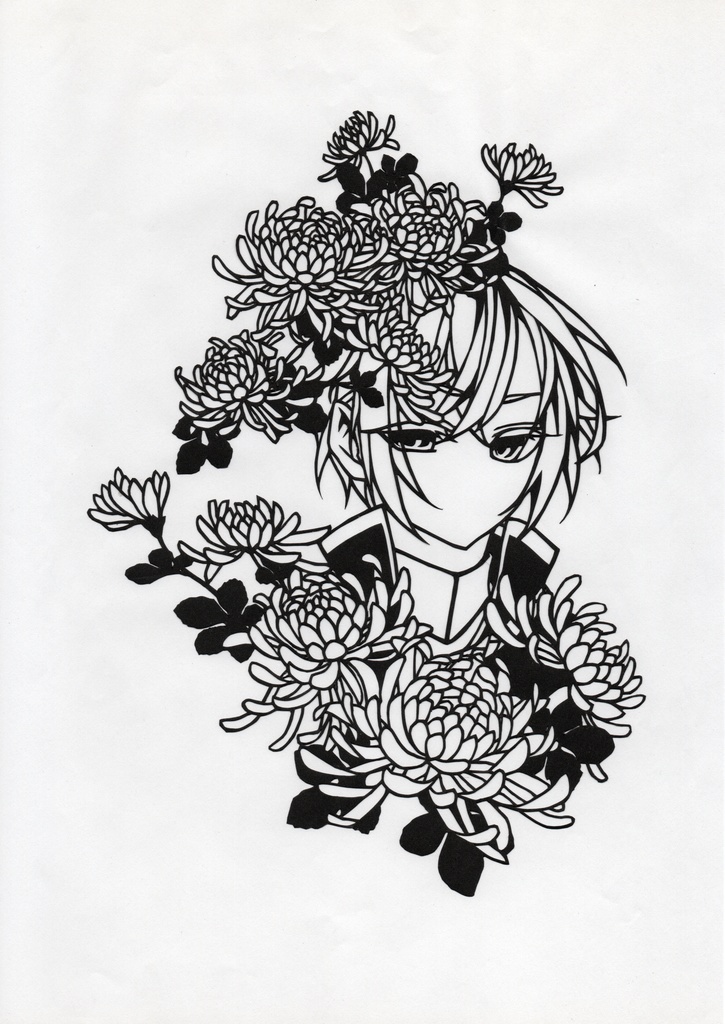刀剣乱舞切り絵原画