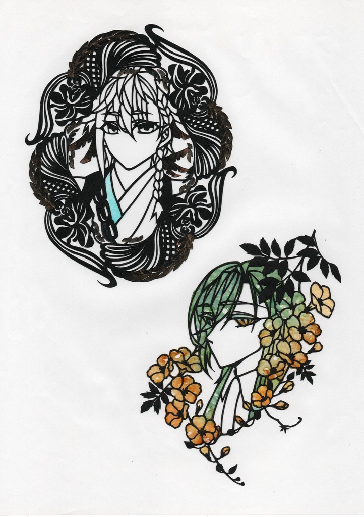 刀剣乱舞切り絵原画