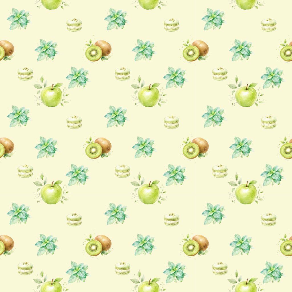 デザインペーパー|フルーツ|りんご| 🍏 Watercolor Apple |ラッピングペーパー|水彩|5柄セット