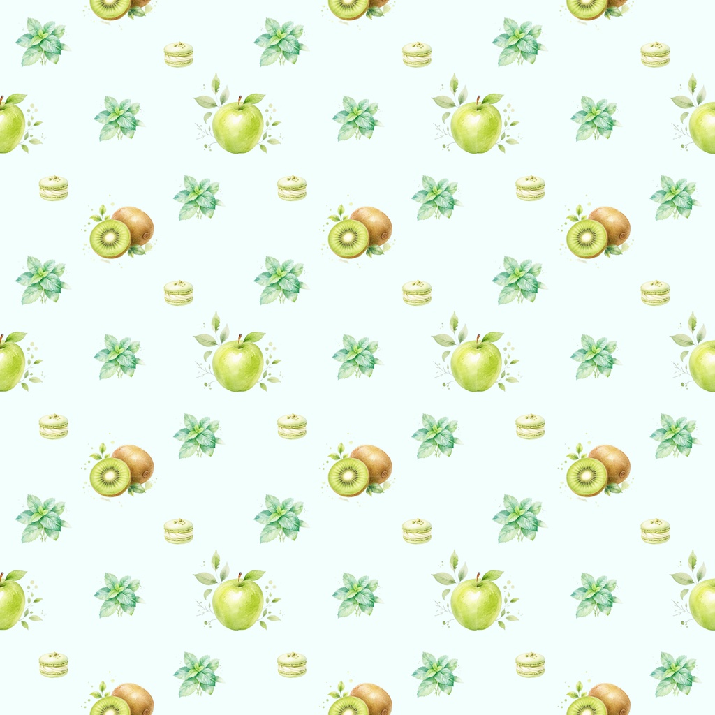 デザインペーパー|フルーツ|りんご| 🍏 Watercolor Apple |ラッピングペーパー|水彩|5柄セット