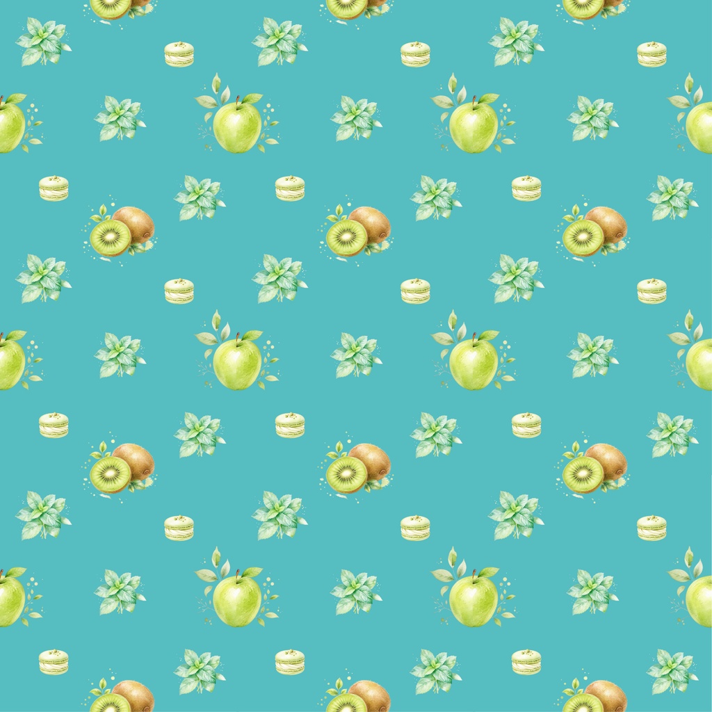 デザインペーパー|フルーツ|りんご| 🍏 Watercolor Apple |ラッピングペーパー|水彩|5柄セット