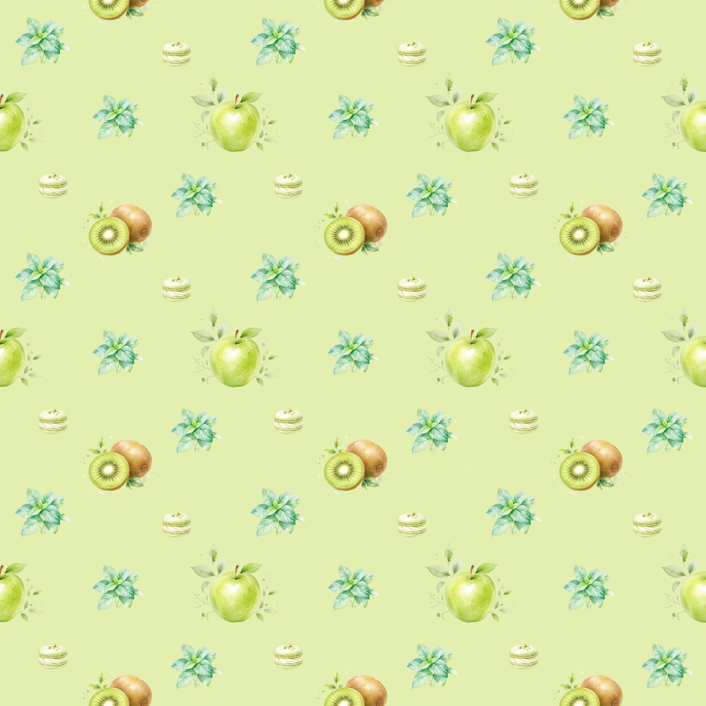 デザインペーパー|フルーツ|りんご| 🍏 Watercolor Apple |ラッピングペーパー|水彩|5柄セット