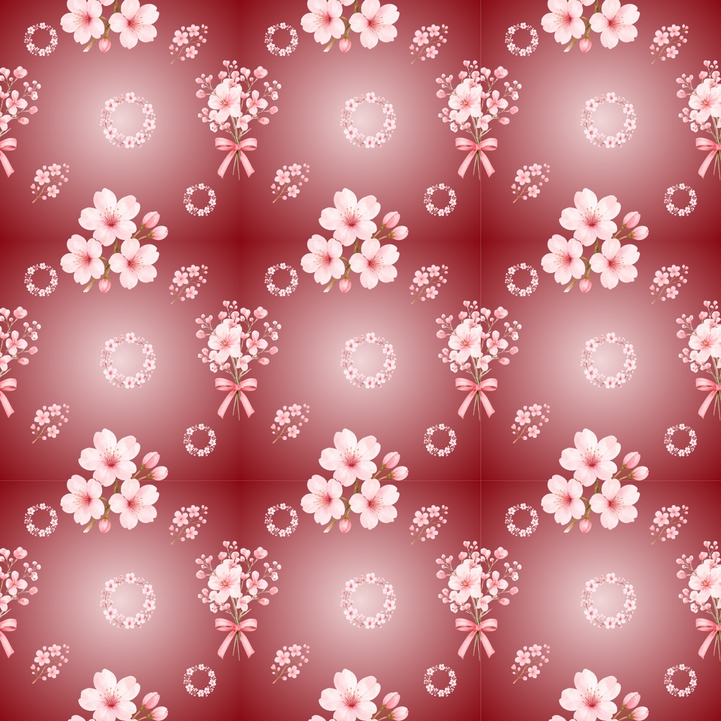 🌸 Flower Collection Red Version 6パターン
