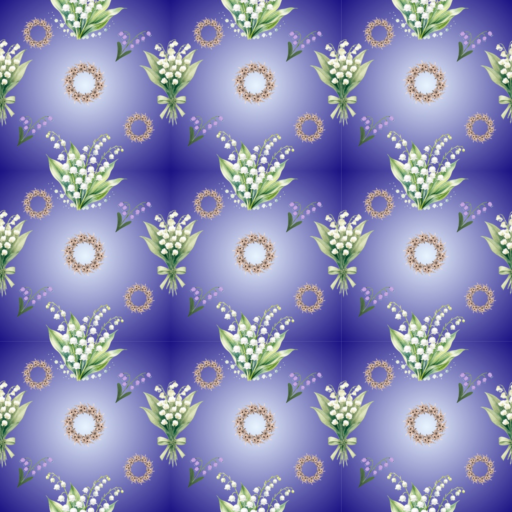 🌸 Flower Collection Blue Version 6パターン
