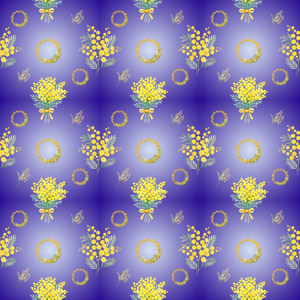 🌸 Flower Collection Blue Version 6パターン