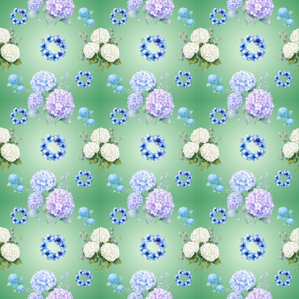 🌸 Flower Collection Green Version 6パターン