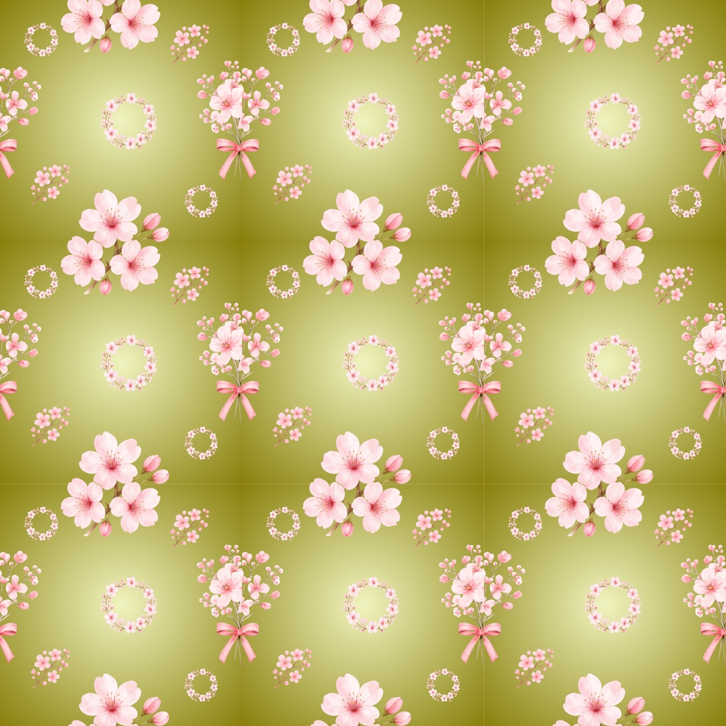 🌸 Sakura Collection(グラデーション6色背景)