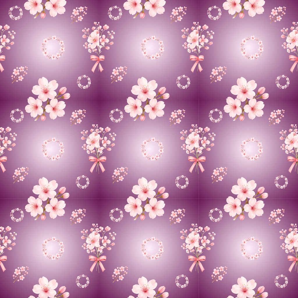 🌸 Sakura Collection(グラデーション6色背景)