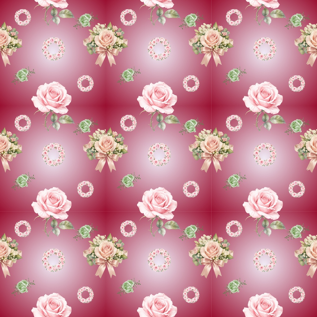 🌹 Rose Collection(グラデーション6色背景)