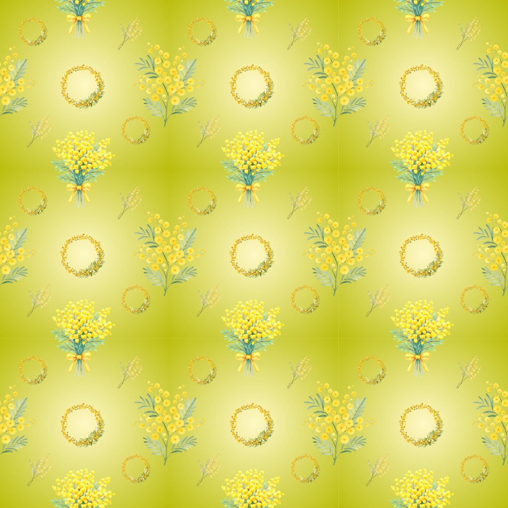 🌼 Mimosa Collection(グラデーション6色背景)