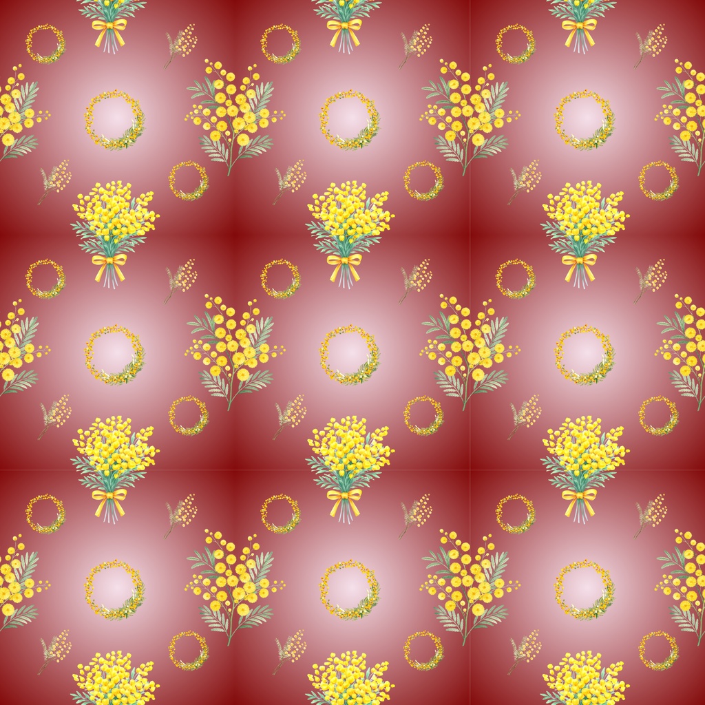 🌼 Mimosa Collection(グラデーション6色背景)