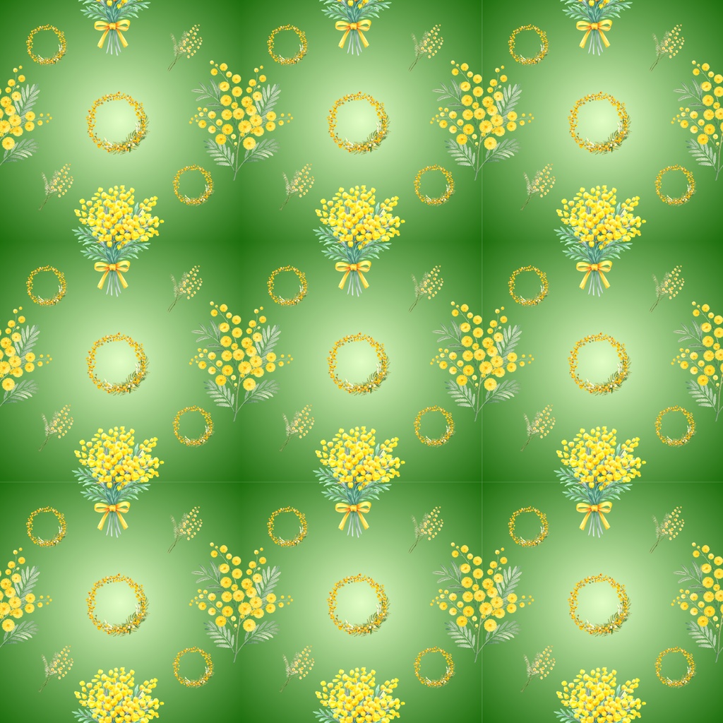 🌼 Mimosa Collection(グラデーション6色背景)