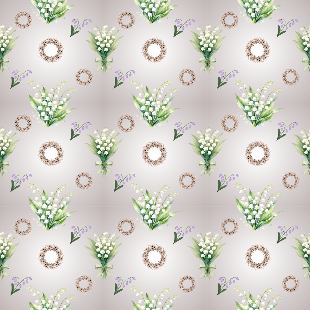 🤍 Lily of the Valley Collection(グラデーション6色背景)