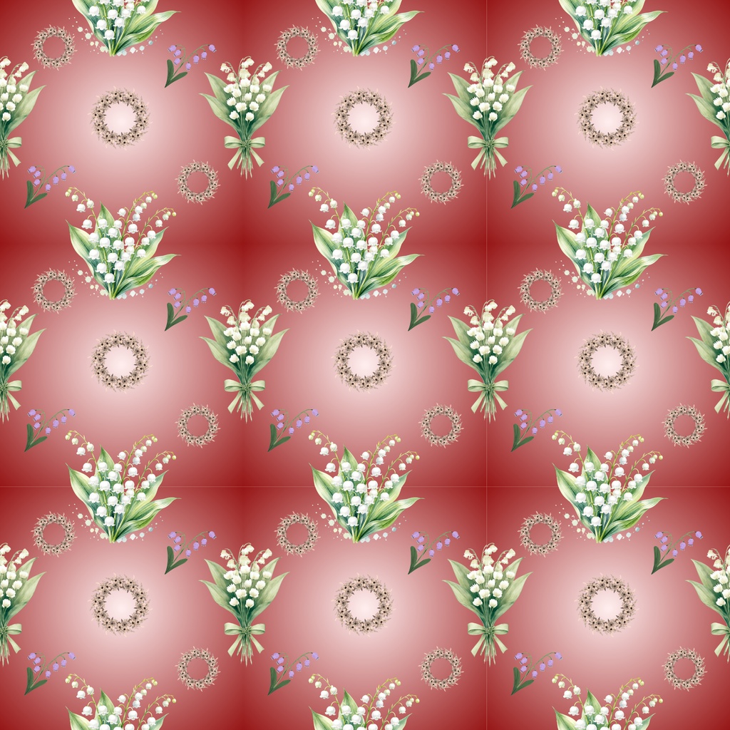 🤍 Lily of the Valley Collection(グラデーション6色背景)