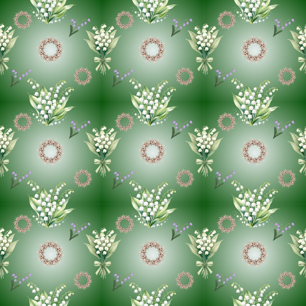 🤍 Lily of the Valley Collection(グラデーション6色背景)