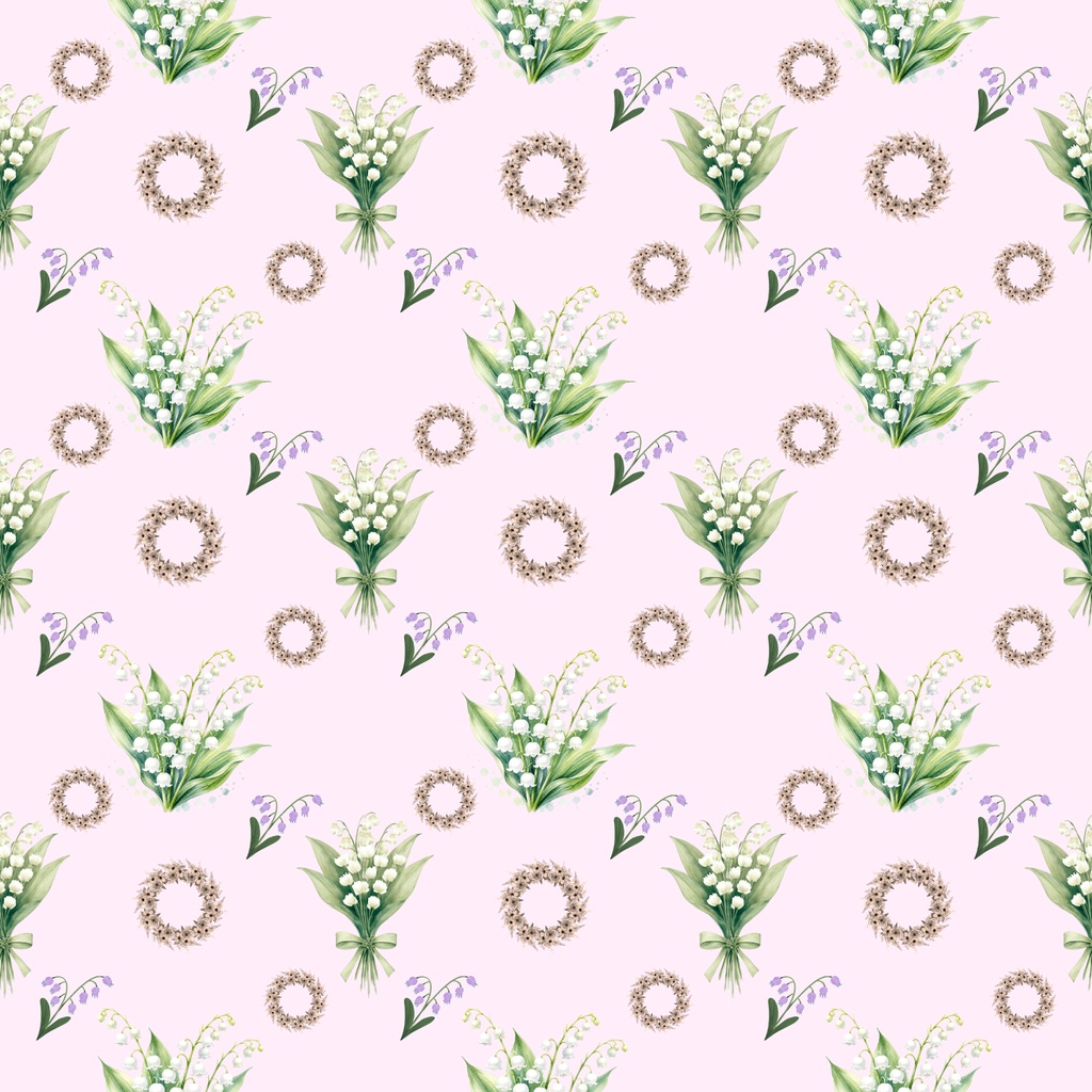 🤍 Lily of the Valley Collection(6色背景)