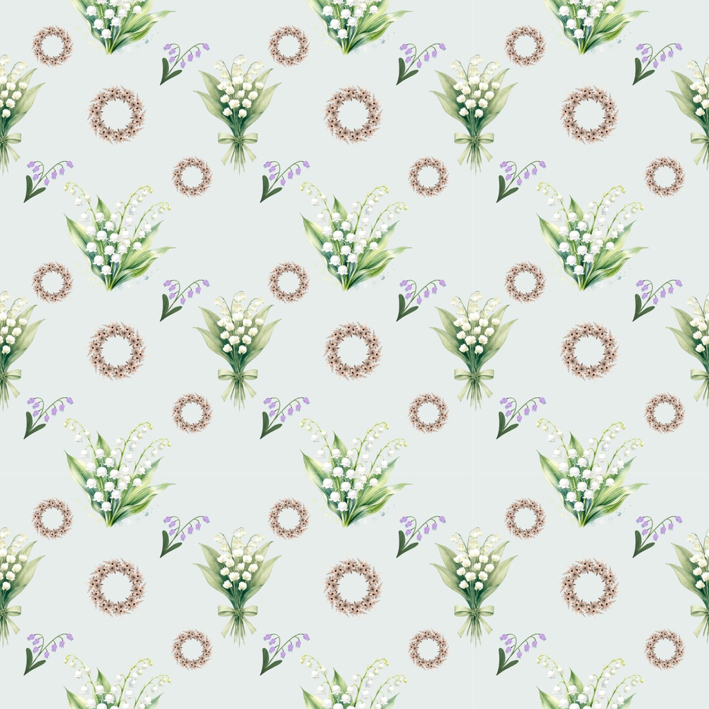 🤍 Lily of the Valley Collection(6色背景)