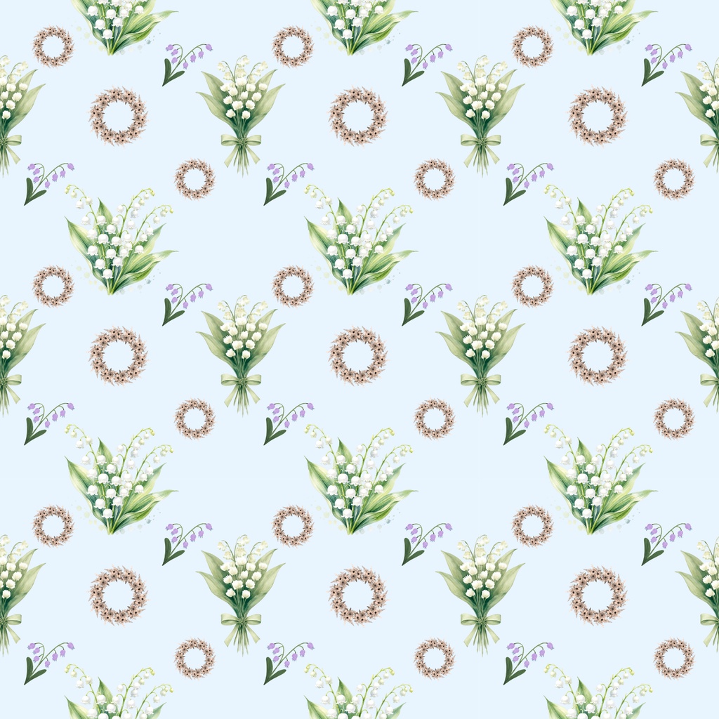 🤍 Lily of the Valley Collection(6色背景)
