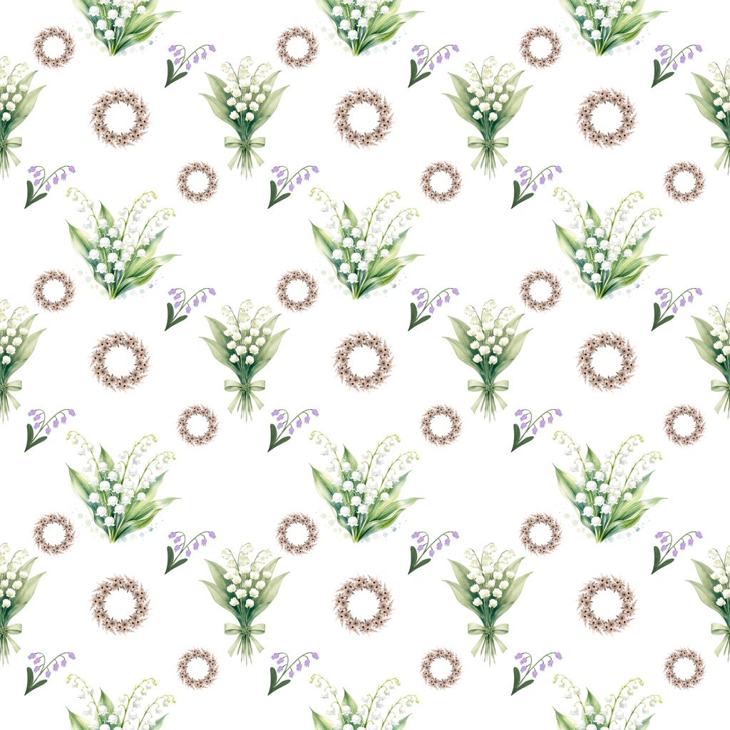 🤍 Lily of the Valley Collection(6色背景)
